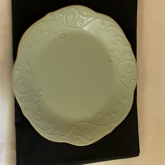 Lenox Dining Lenox Perle China Ice Blue Dinner Plate Or Salad Plate
